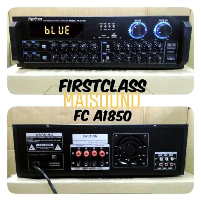 Power Amplifier Karaoke FIRSTCLASS FC A1850 fc-a1850