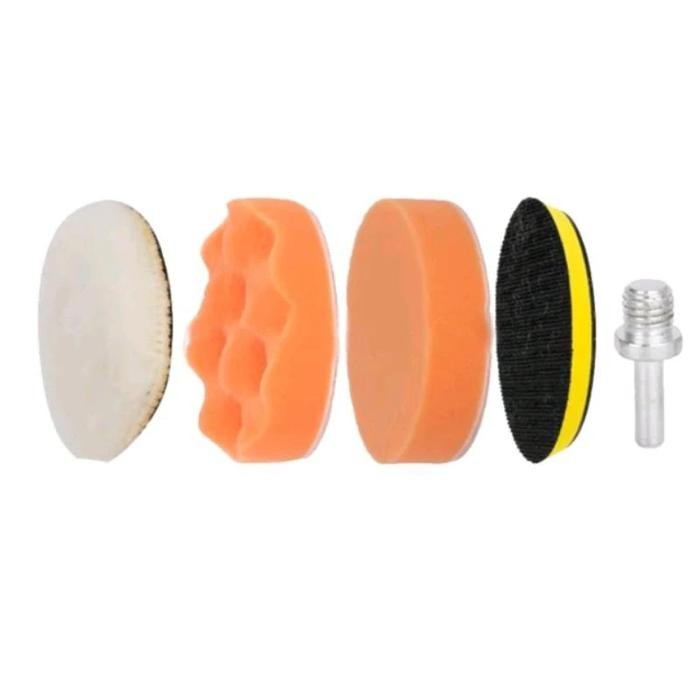 Bisa Gosend Busa Pad Poles 3 Inch / Polishing Detailing Pad 3 Inch Set 5Pcs