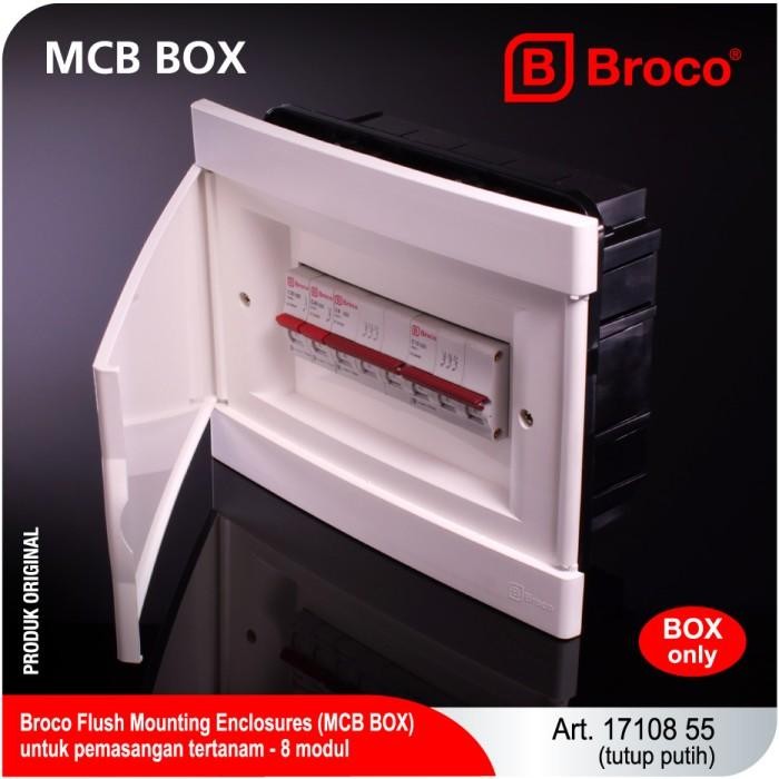 Masko Electrical - Box Mcb 8 Group Inbow White (17108-55)