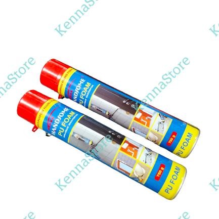 

PU FOAM SPRAY MERK HANDSOME 750 GR