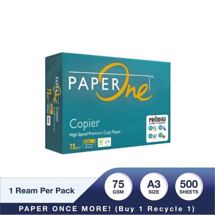 

NEW PRODUK KERTAS HVS A3 75 GRAM PAPERONE / RIM WARUNG ARA67