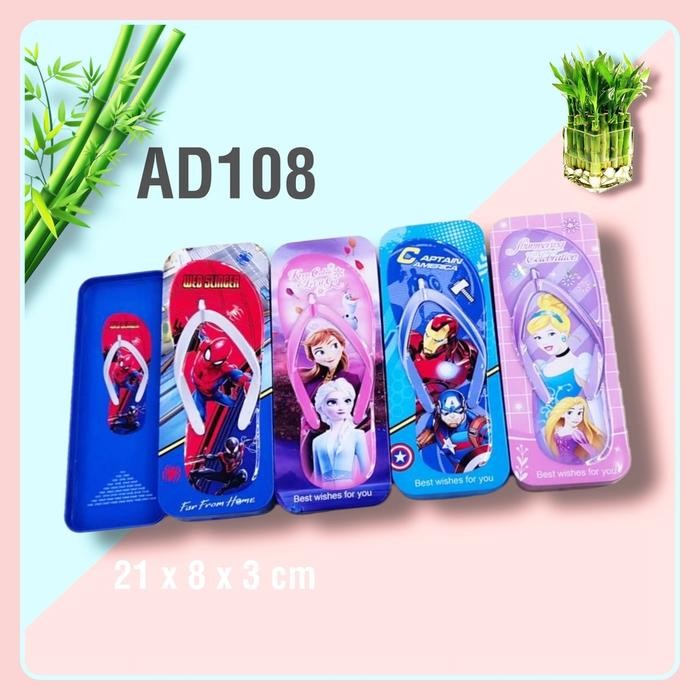 

Kotak Pensil Kaleng 2 susun Timbul 8x20 / Tempat Pensil / Pensil Case/Tepak