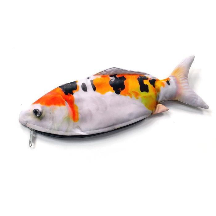 

Tempat Pensil Ikan Koi untuk Penggemar Ikan Pencil Case Pouch Merah Stationery