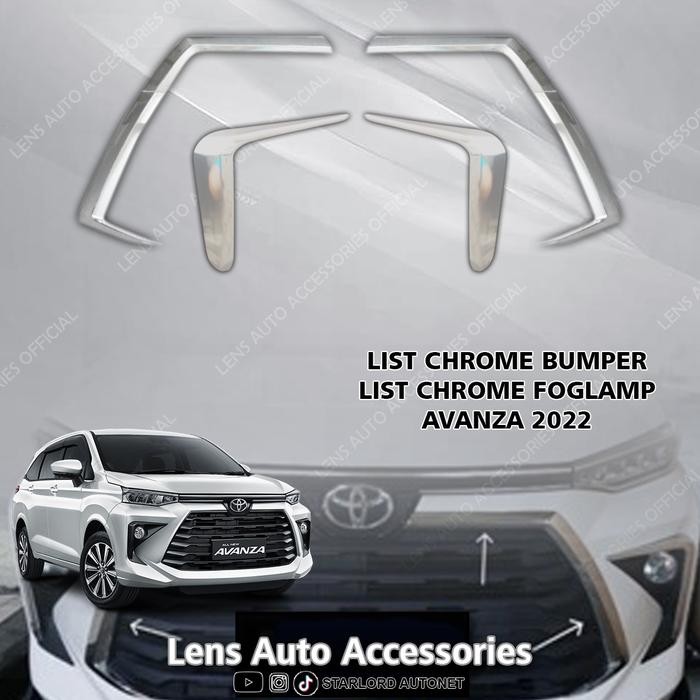 List Grill Avanza 2022 2023 Dan List Lampu Voglamp Avanza Chrome