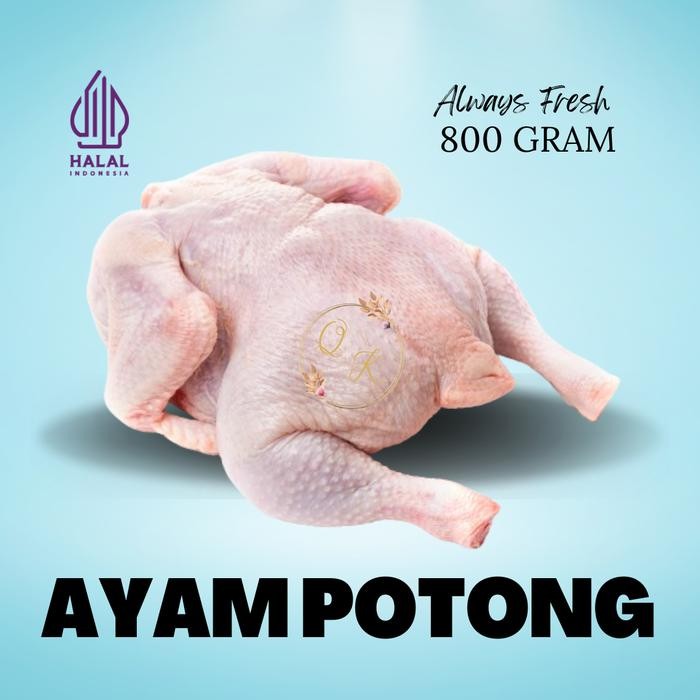 

Pilihan- Ayam Potong. Karkas. Broiler. 800-900 Gram