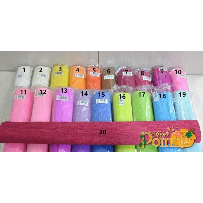 

Pilihan- Crepe Ppr 50 X 250 Cm / Kertas Crepe / Kertas Krep