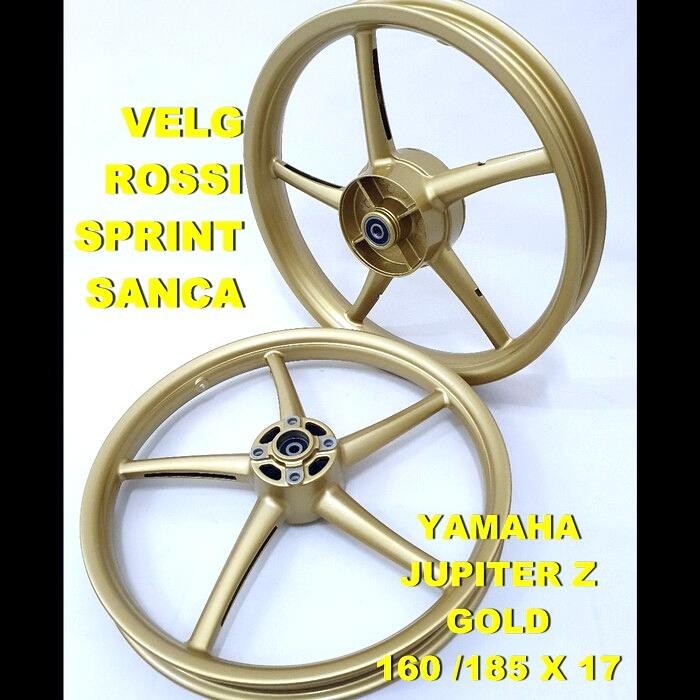 Velg Vrossi Jupiter Z Set Depan Belakang V Rossi Original Pelek Racing