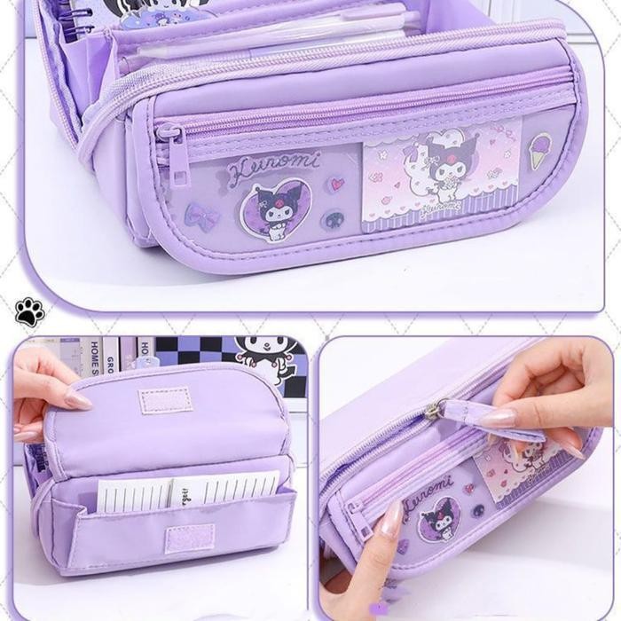 

KP193 - 9 LAPIS TEMPAT PENSIL KOTAK PENSIL BERKAPASITAS BESAR ALAT TULIS SEKOLAH STATIONARY SANRIO