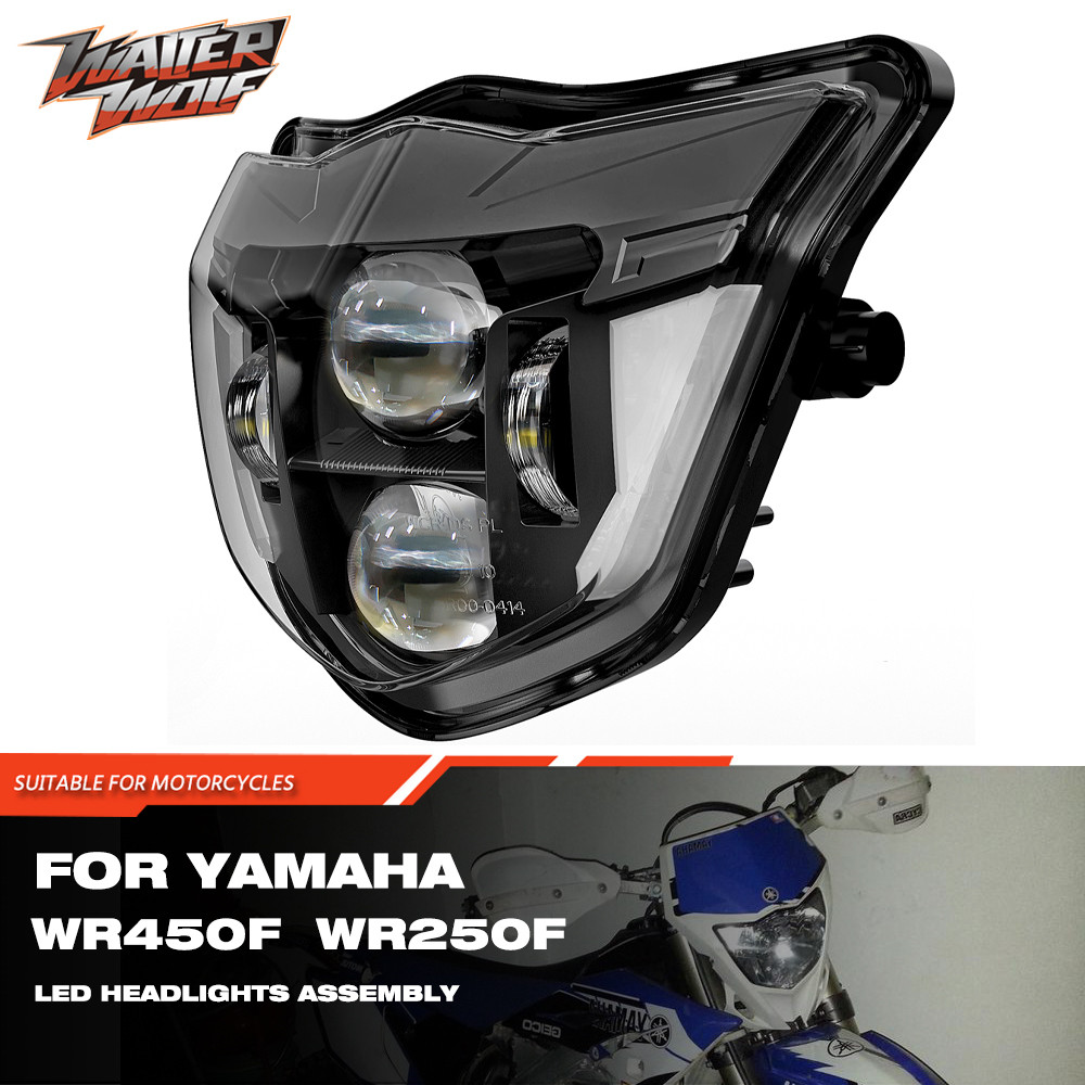 Motorcycle Headlamp Headlight Assembly For YAMAHA WR450F WR250F WR