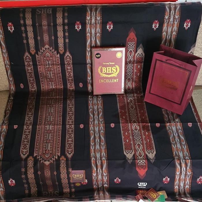 ASLI kain sarung bhs excnt gold jaguard timbul READY STOCK