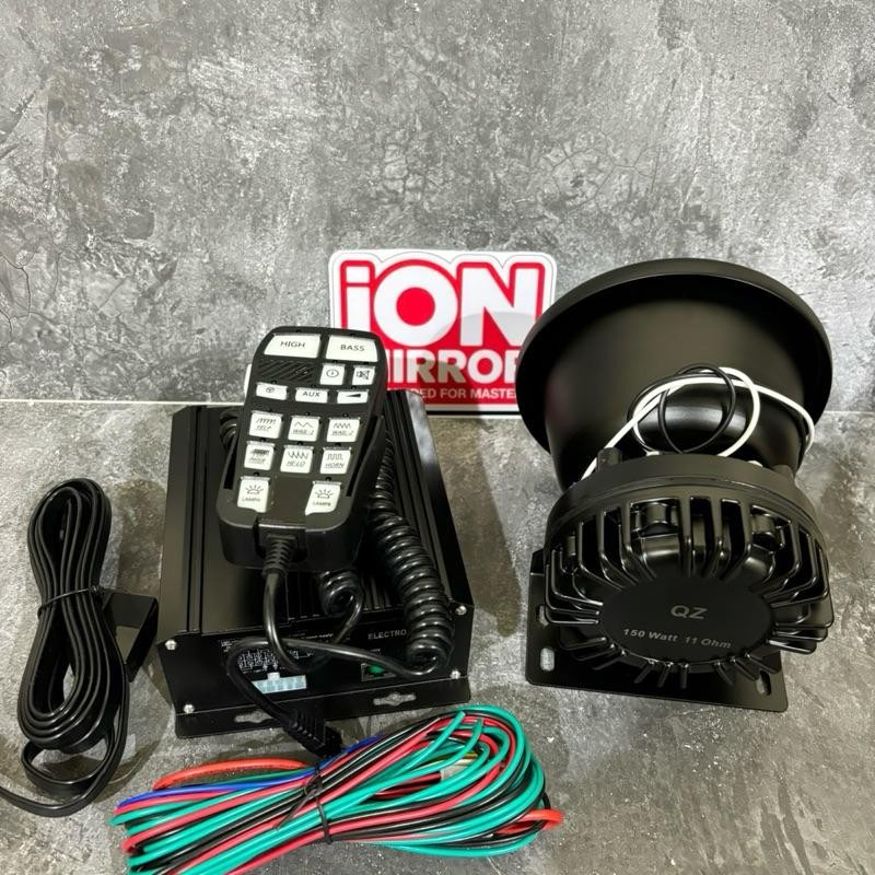 Sirine ic whelen handheld 40 tones suara speaker toa qz150 qz 150 watt