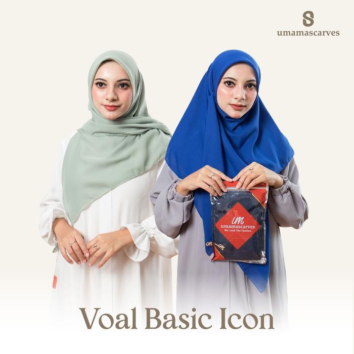 Pilihan- Umama Scarves - Basic Voal Icon Logo Um 110 X 110Cm