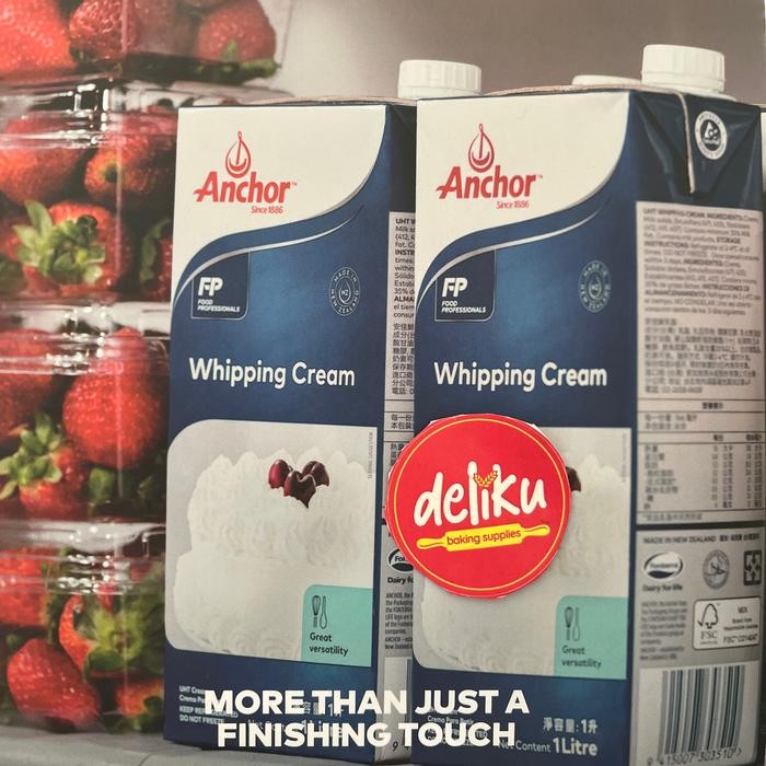 

Pilihan- Anchor Whipping Cream 1L/ Whipping Cream Anchor 1000Ml