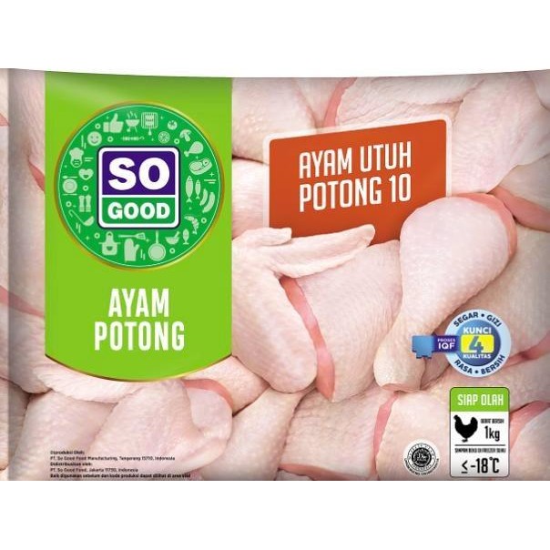 

Pilihan- So Good Ayam Utuh Potong 10 1Kg