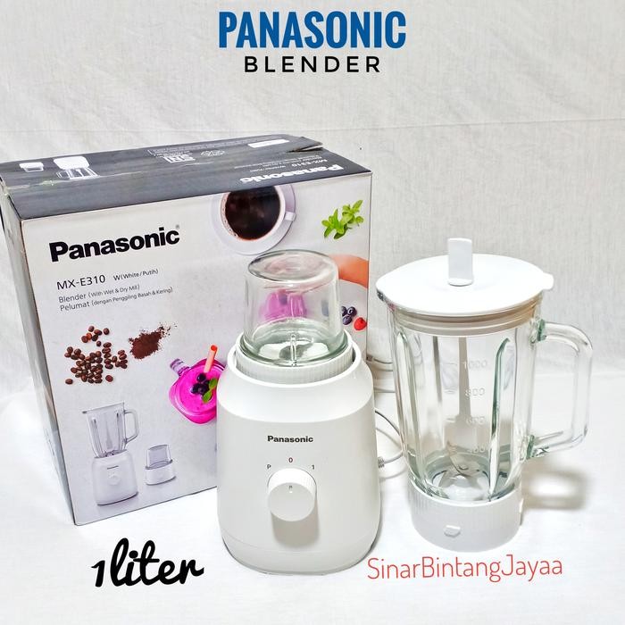 PANASONIC Blender 1 Liter Kaca MXE310 Blender 1 Liter PANASONIC Kaca
