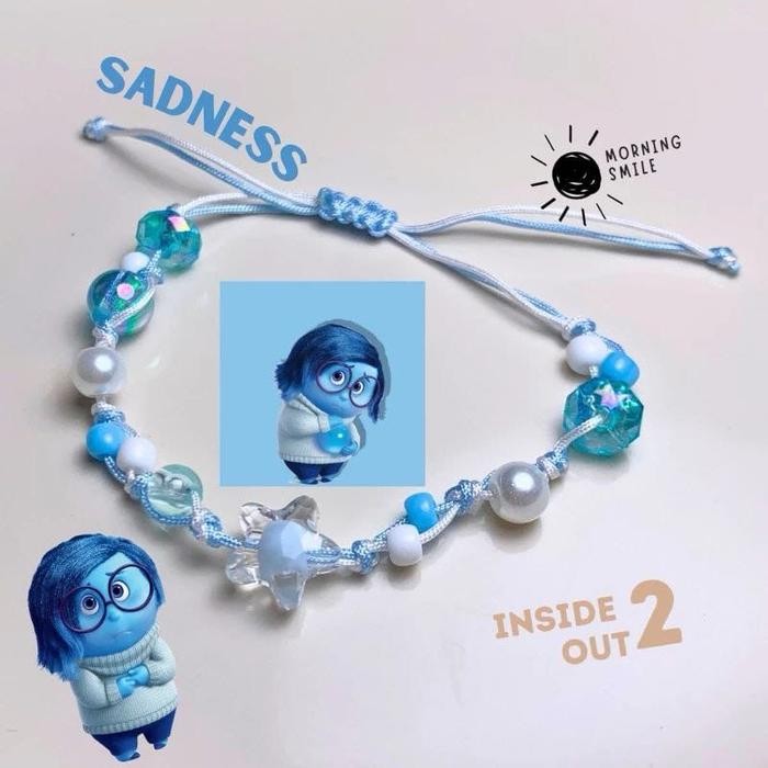 

New Gelang Tali Inside Out Karakter, Unisex, Model unik, Bracelets Aksesoris