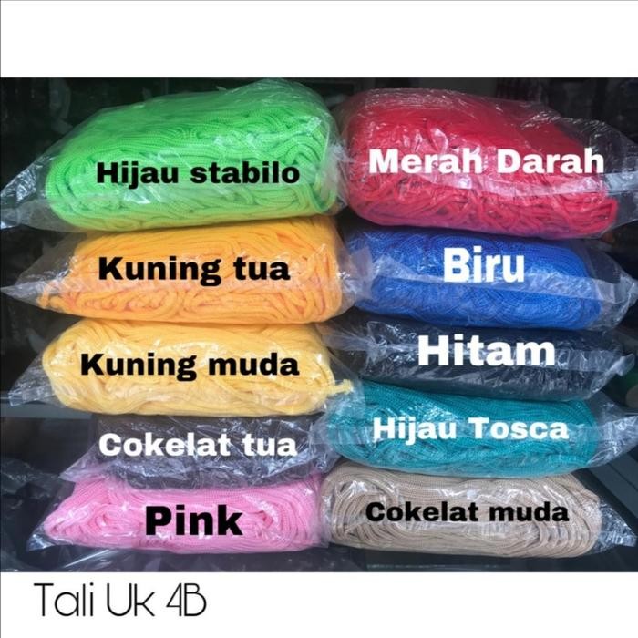 

New tali kur 5mm / tali kur 4b / 4benang warna-warni/900gram