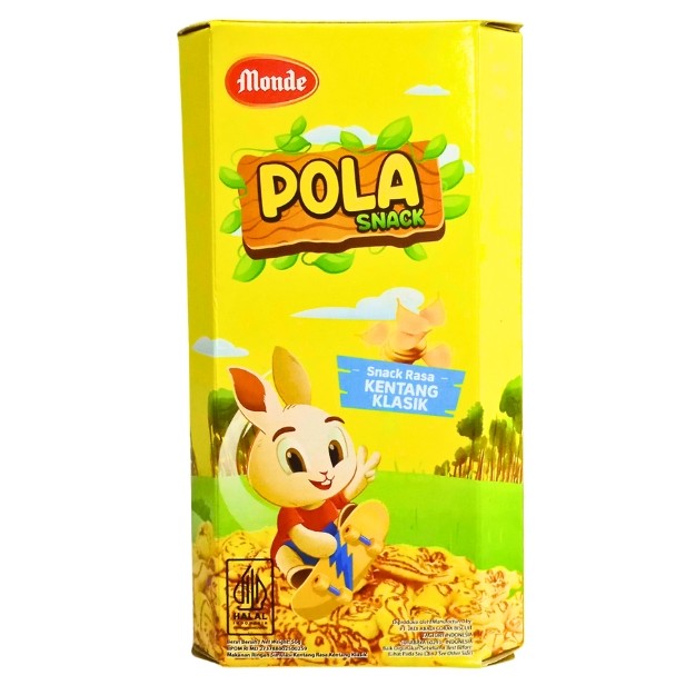 

S02139 MONDE POLA SNACK HEXA RASA KENTANG BISCUIT 50GR BOX MAJU BERSAMA (20250915)