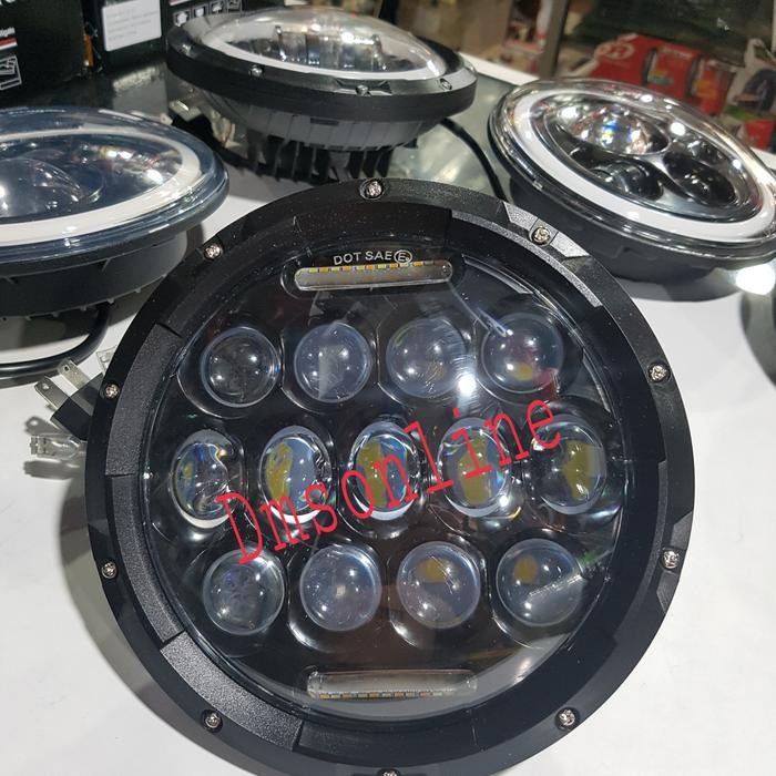 LAMPU DAYMAKER 7 INCH, HEADLAMP DAYMAKER LED 13 MATA LAMPU UTAMA LED