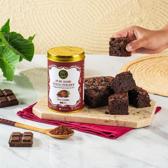 

TruOrganic Pure Dark Cocoa Powder Java Criollo 100gr Bubuk Cokelat Premium Chocolate Baking Tru