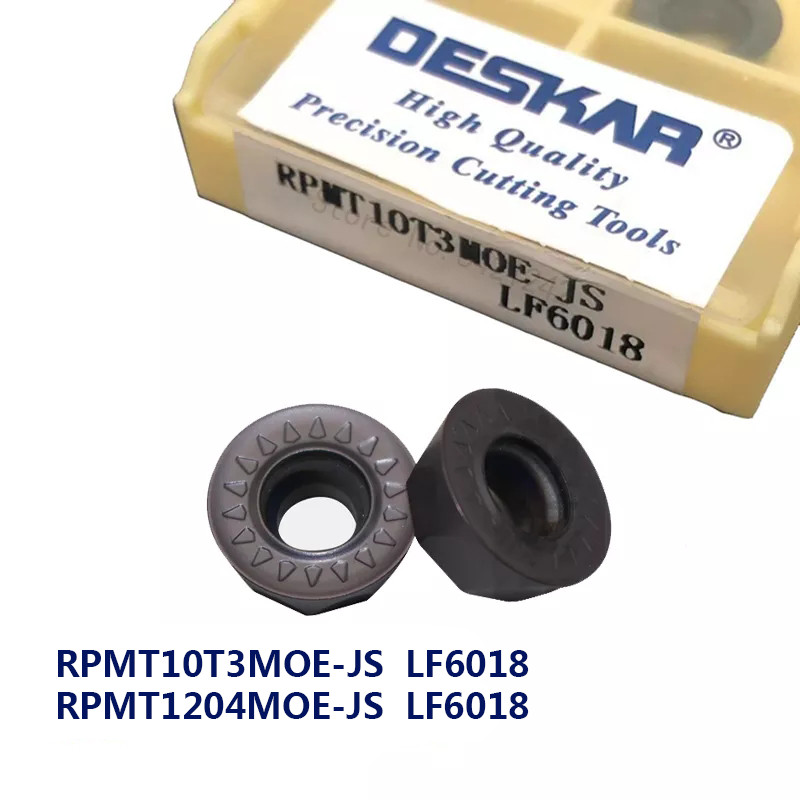 10pcs RPMT1003 MO RPMT10T3 RPMT1204 MOE JS LF6018 Carbide Insert