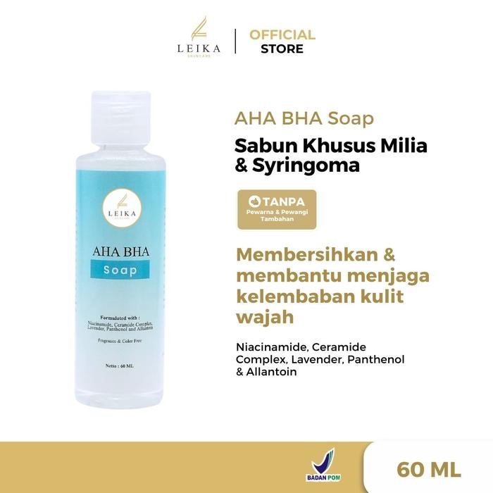 Pilihan- Leika Skincare Aha Bha SoapBpom