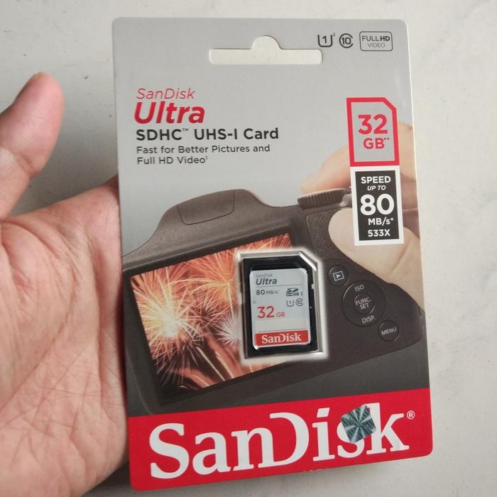 Pilihan- Memori Sandisk 32 Gb Kamera Dslr Mirrorless Canon Nikon Sony Fujifilm