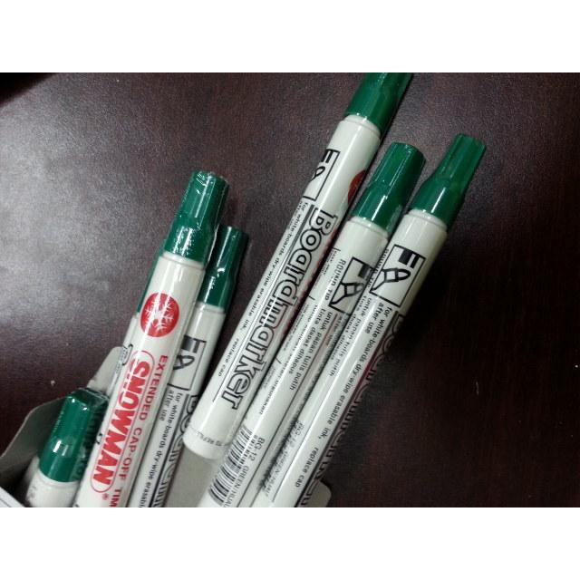 

New Spidol papan tulis whiteboard Snowman HIjau