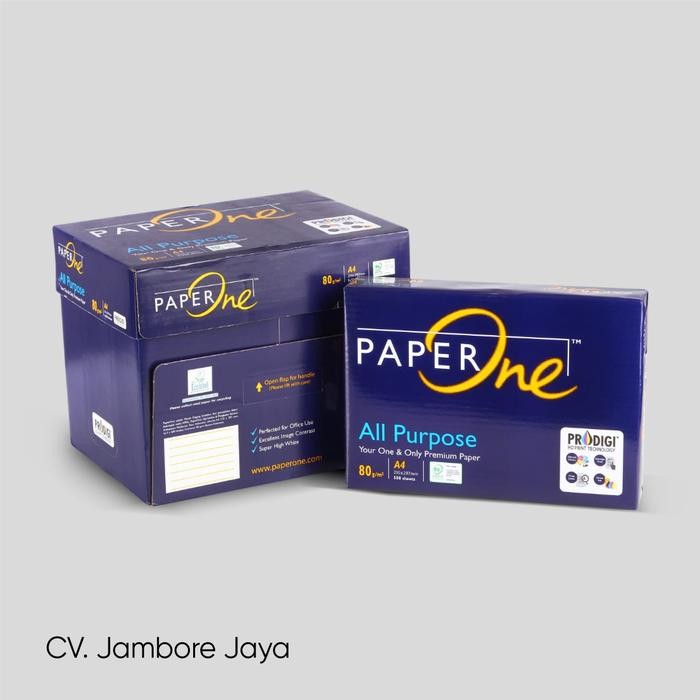 

Pilihan- Kertas Hvs Paperone 80 Gsm / 80 Gram A4 (21X29,7 Cm)