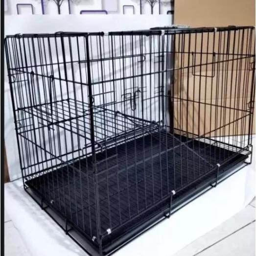 Kandang kucing murah besi lipat tangga ukuran 60x40x40 size L kandang kucing kandang ayam kandang