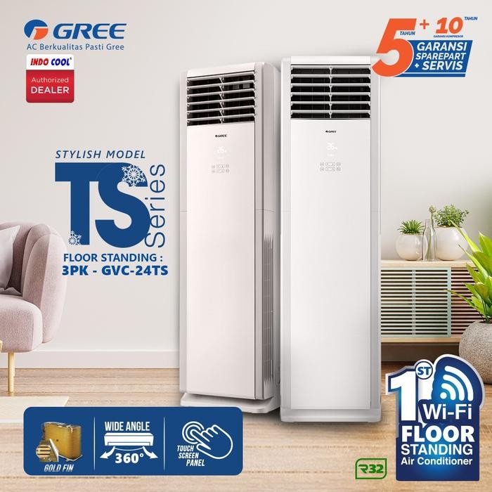 Termurah Ac Gree Floor Standing 3Pk / 3 Pk (1 Phase)
