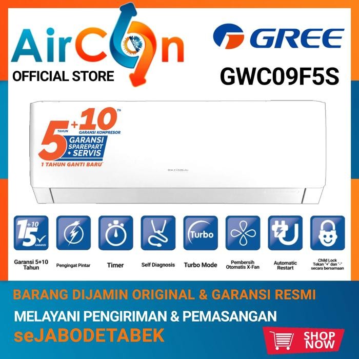 Terbaru New Promo Ac Gree 1 Pk Ac Gree Inverter 1 Pk Ac Gree Gwc - 9F5S