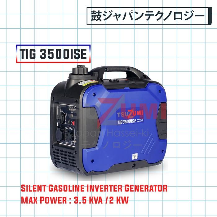 Ready Genset Inverter TIG 3500iSE Tsuzumi Japan
