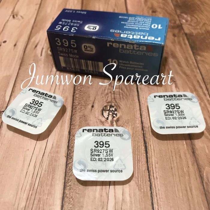 New Renata 927 Batrai Battery Batre Jam Tangan SR927SW Renata 395