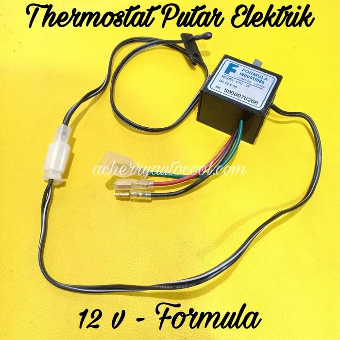 Thermostat Putar Elektrik 12 v - Formula