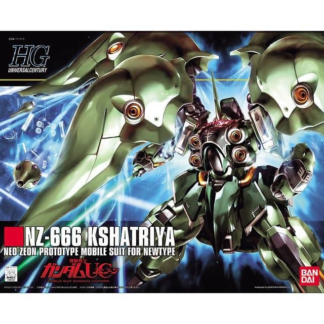 Pilihan- Bandai 1/144 Hguc Hg Kshatriya - Gundam Unicorn