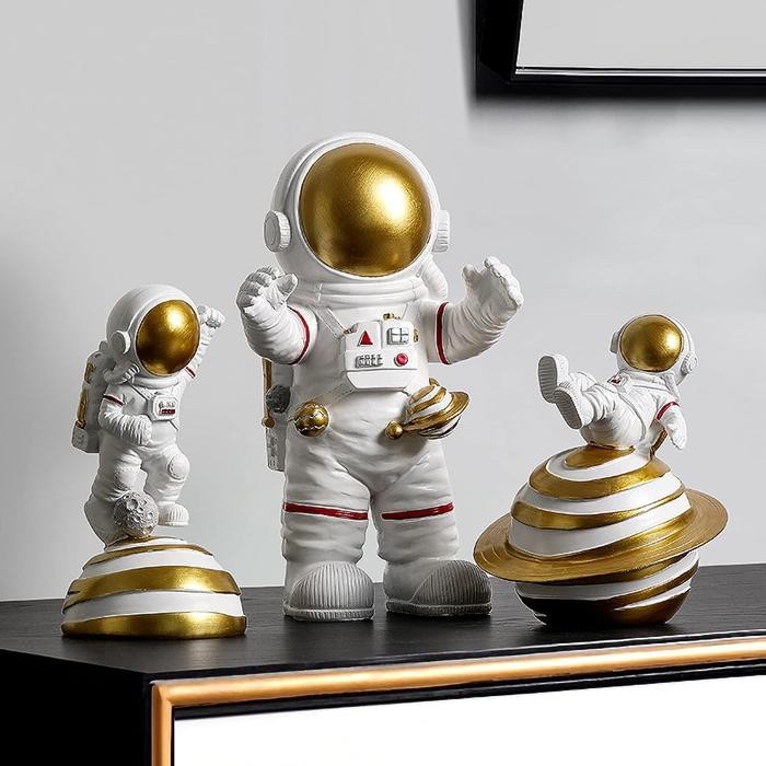 Cake Topper Astronot Hiasan Kue Motif Topper Rocket Angkasa Planet