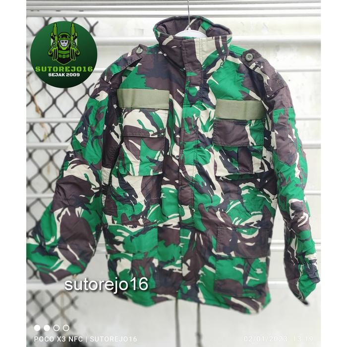 jaket tni ad loreng malvinas aceh ambalat jatah asli parka militer best seller