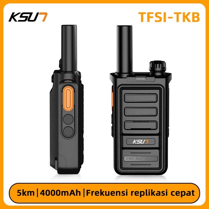 Ready KSUN uhf ht murah jarak jauh 5km walkie talkie KSUN-TKB 6Watt bagus ht whit seat charger