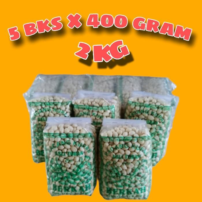 

(5 BKS)KACANG KUPAS 400 GR ASLI TUBAN TOTAL BERAT 2KG PAS(BIJI KECIL)