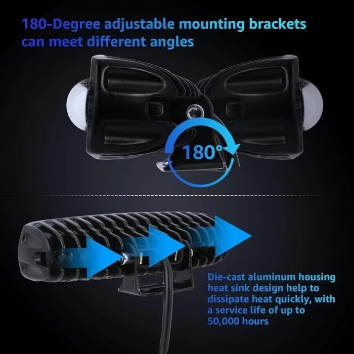 15LED FORKLIFT LAMPU PERINGATAN LED FORKLIFT WARNING LAMP LAMPU KERJA LED FORKLIFT LAMPU PERINGATAN