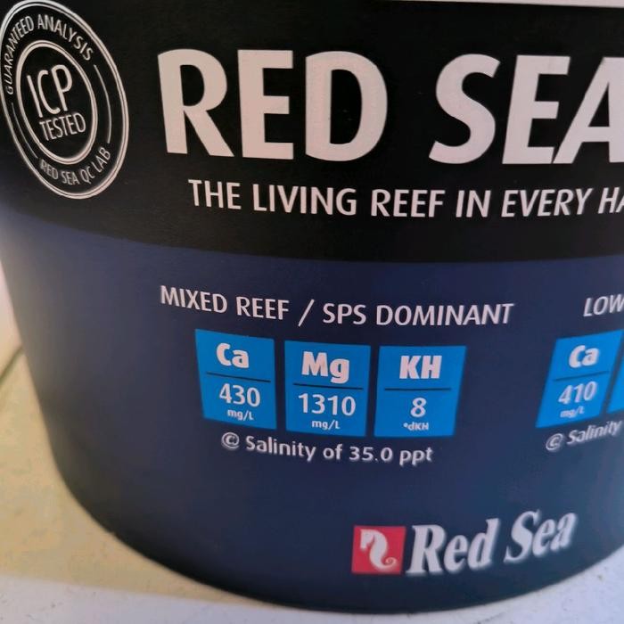 ASW RED SEA BLUE BUCKET GARAM ARTIFISIAL AIR LAUT REPACK 720GRAM