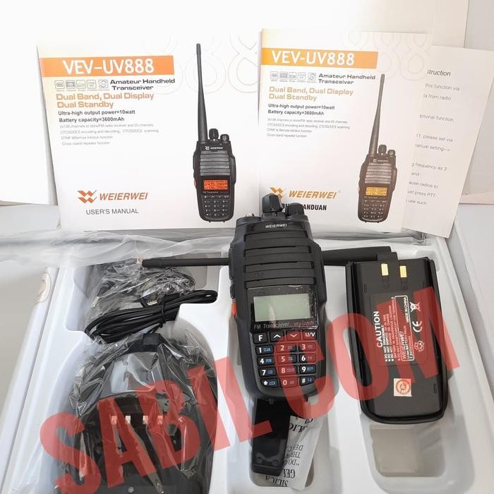 HT WEIRWEI VEV UV888 / HT DUALBAND 10 WATT WEIRWEI UV888