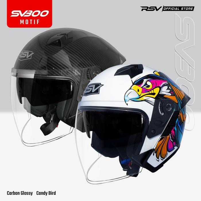 helm half face RSV SV300 MOTIF