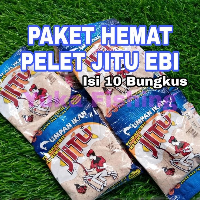 Pelet Jitu Ebi/Umpan Ikan Pelet Jitu