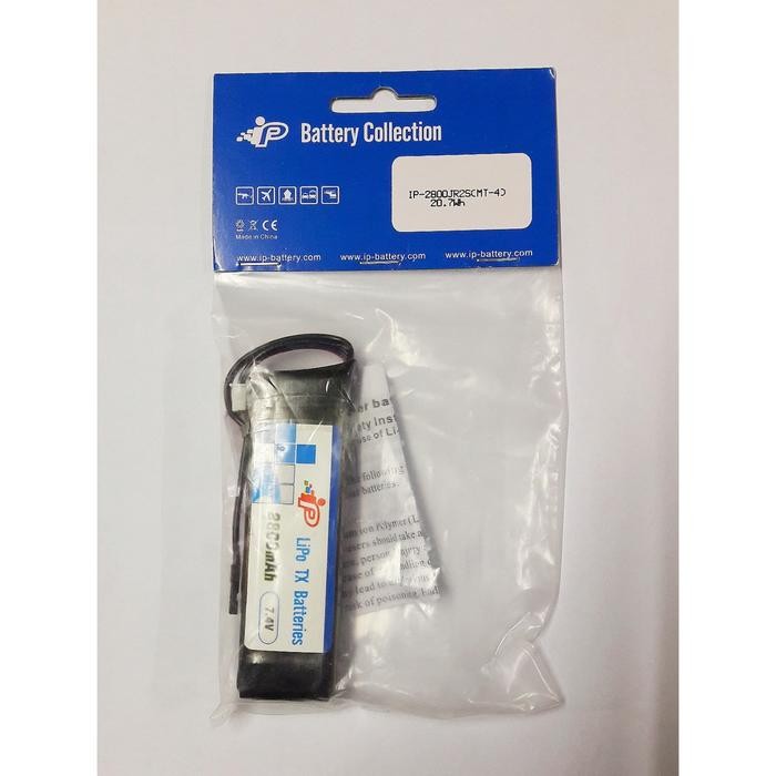 IP BATTEREY LIPO TX 2800 7.4v FOR SANWA MT4, M12
