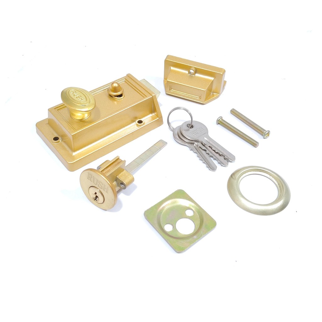 Kunci Pintu otomatis kuningan / kunci pintu Rumah otomatis / kunci gembok