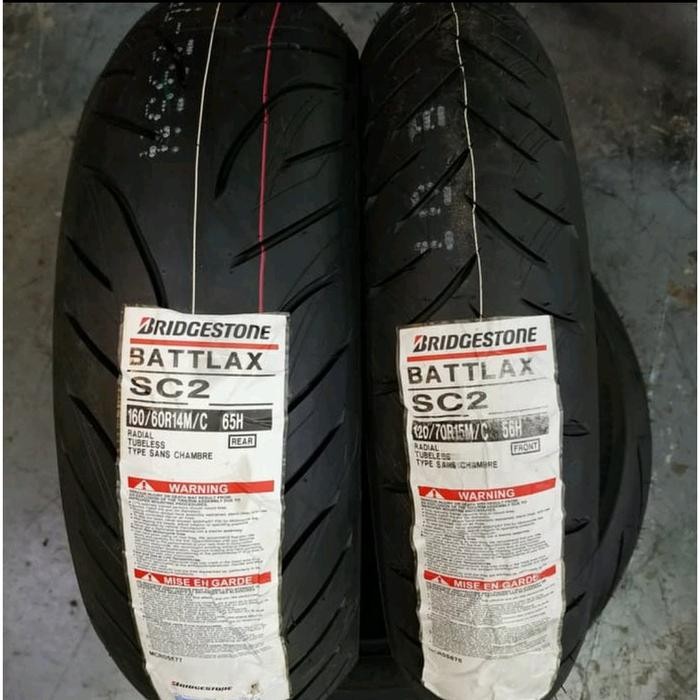 BAN BATTLAX XMAX SC2 120 70 RING 15 160 60 RING 14 1BATTLAX SC2 RADIAL