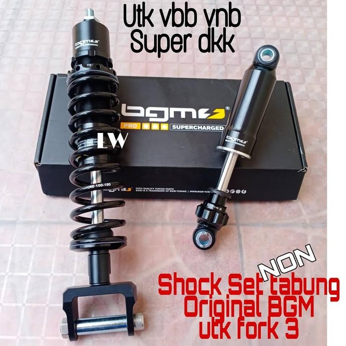 Shock Set Vespa non tabung ori BGM Germany utk Super vbb vnb fork 3