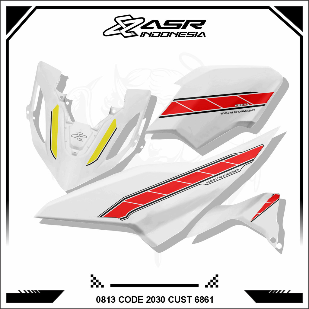 STRIPING VARIO 160 LIVERY 60TH TRANSPARAN